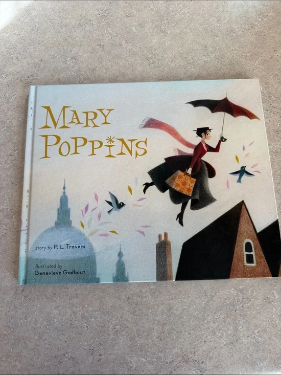 Mary Poppins Picture Book - Illustrated Cover