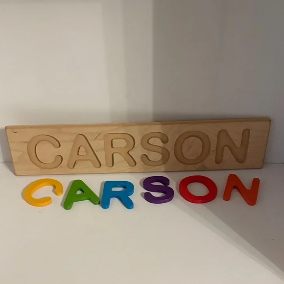 Carson Name Wooden Puzzle