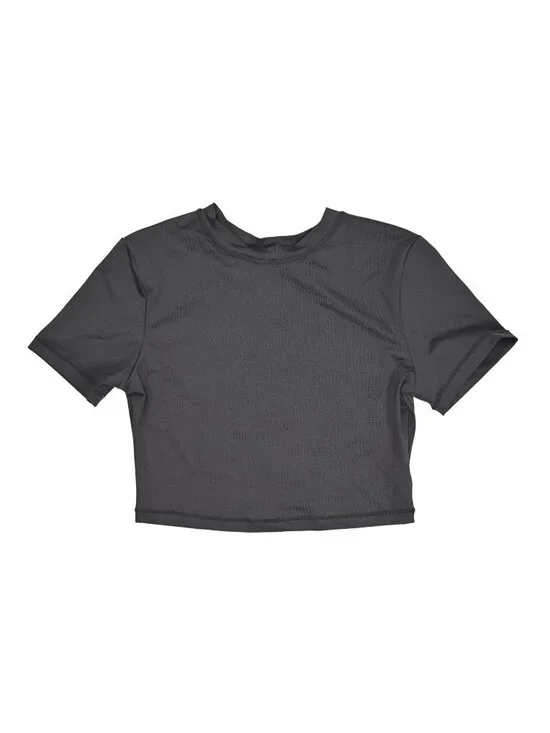 Skims Recycled Swim T-Shirt in Onyx