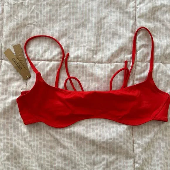 SKIMS Micro Scoop Bikini Top