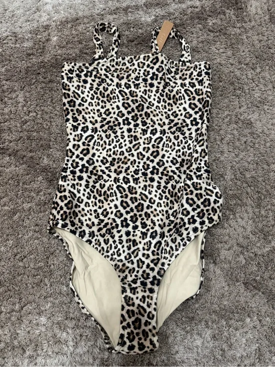Skims signature swim strapless one piece