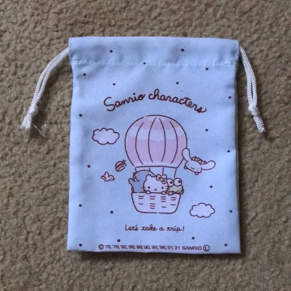 Hello kitty drawstring bag