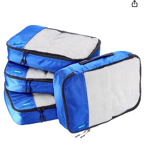 Amazon Basics 4 Piece Packing Travel Organizer