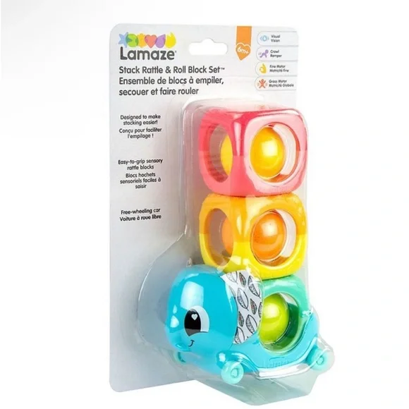 Lamaze Stack, Rattle & Roll Block Set