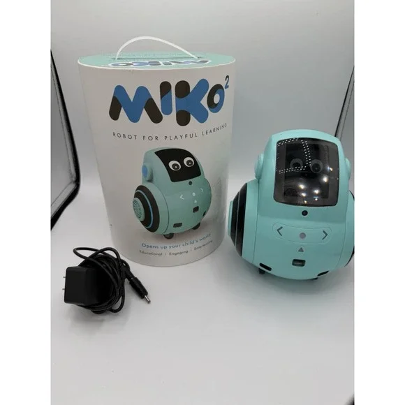 MIKO 2 Blue THE PLAYFUL EDUCATIONAL Engaging ROBOT TOY Open Box