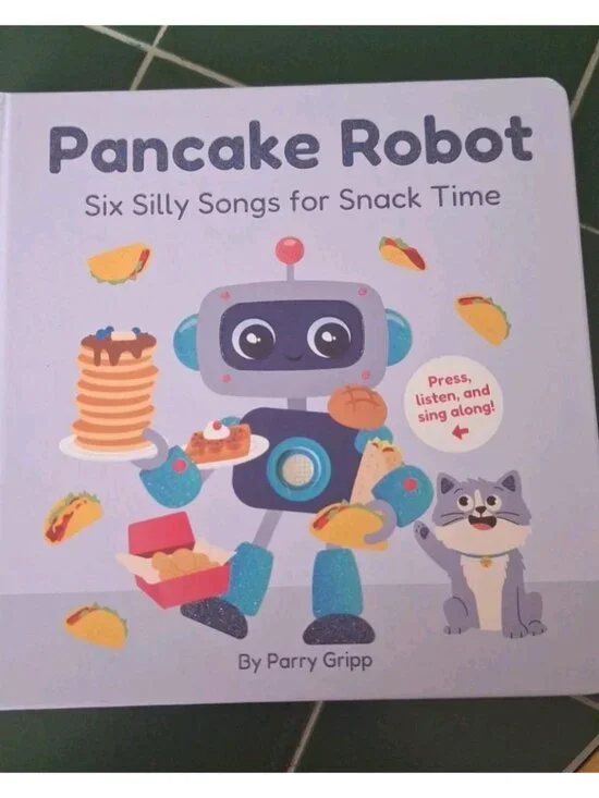 Pancake Robot Six Silly Songs Rechargeable Headphone Accessible