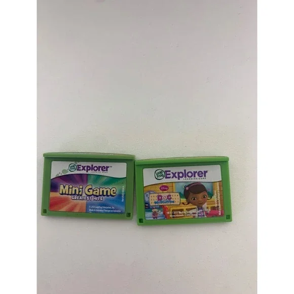 LeapFrog Explorer Set of 2 Games Doc McStuffins and Mini Game Greatest Hits