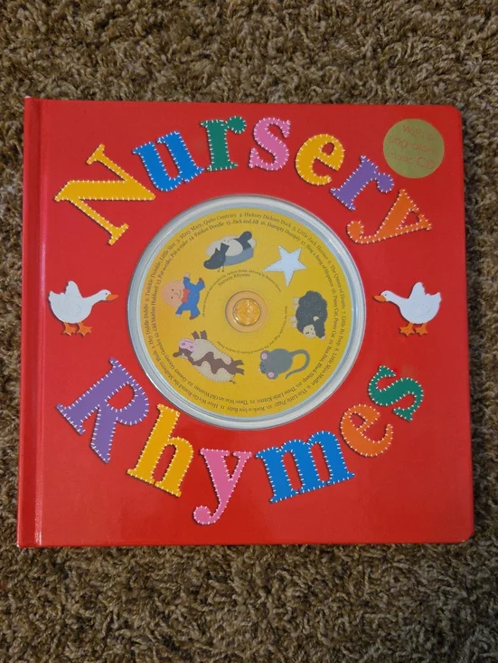 Nursery Rhymes Kids Book with CD