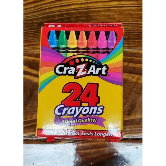 Lot of 3 Cra-Z-Art Crayons 24 Packs New Formula Last Longer New in Box