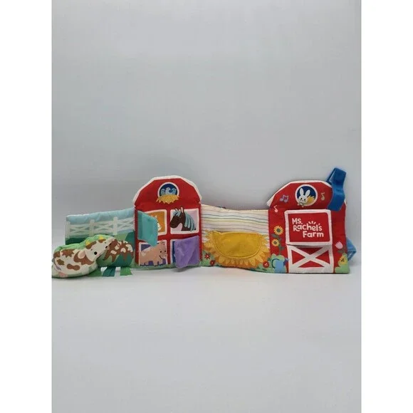 Ms. Rachel 6072306 Official Sensory Learning Plush Farm Toy
