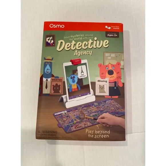 Osmo detective agency seek and find the game requires Osmo reflector & free app