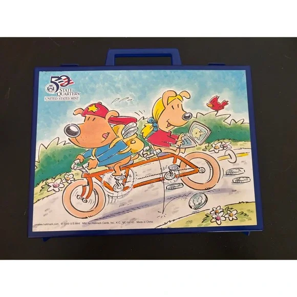 Hallmark American Spirit 50 State Quarters Coin Collecting Activity Kit Case