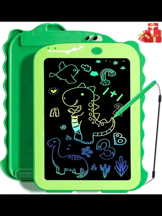 8.5in Dinosaur LCD Writing Tablet for Kids, Colorful Toddlers Toy Drawing Board