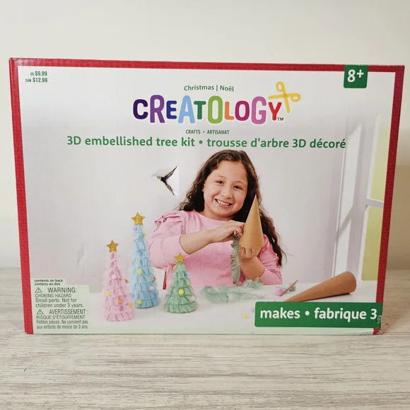 Creatology 3D Embellished Christmas Tree Kit Decoration Activity Craft Age 8+
