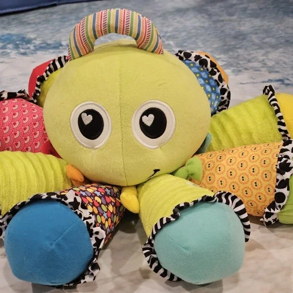 Lamaze Octopus Baby Toy Sensory Plush Squeaker Colorful‎ Legs Infant Toy