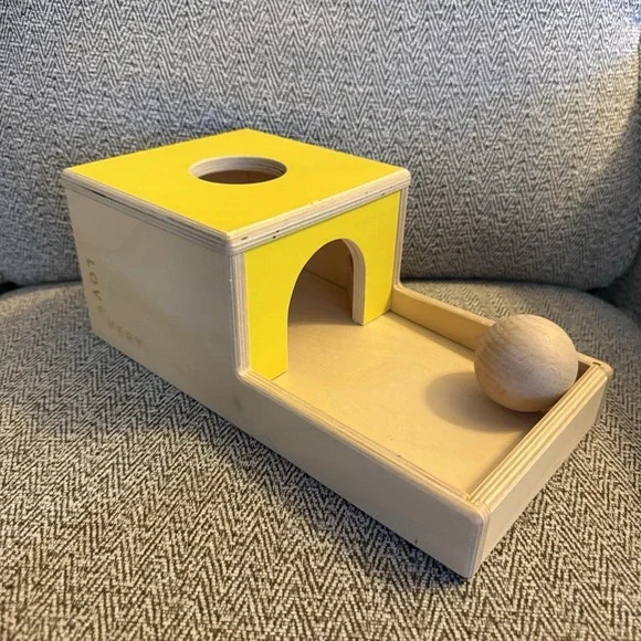 Lovevery Ball Drop Box The Inspector 7 to‎ 8 Months Wood Ball Montessori Toys