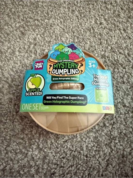 Viral Crazy Fun Mystery Dumpling Green, Apple Scented New Sealed RMS