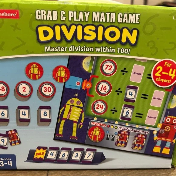 Lakeshore Educational Toys Games Grades‎ 3-4 Division Sealed