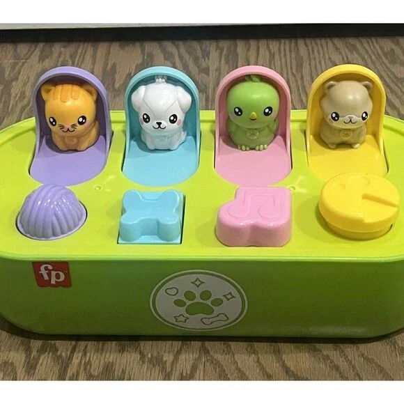 Fisher Price Hide&Peek Learning Pop-up Toy Baby Toddler Educational Motor Skills