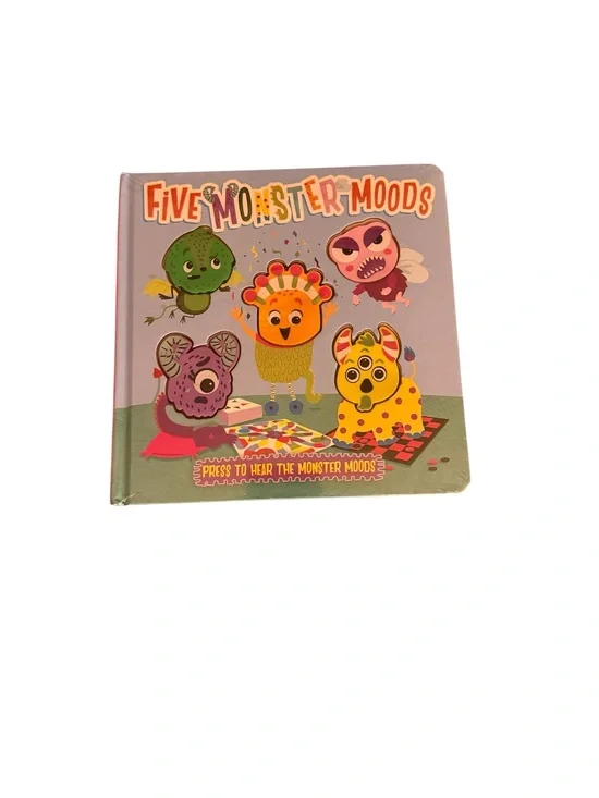 Five Monster Moods Sound Book - Purple & Green
