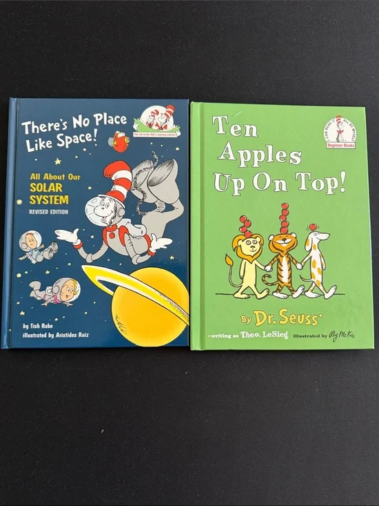 Dr. Seuss Ten Apples Up On Top! - Green & Yellow Cover