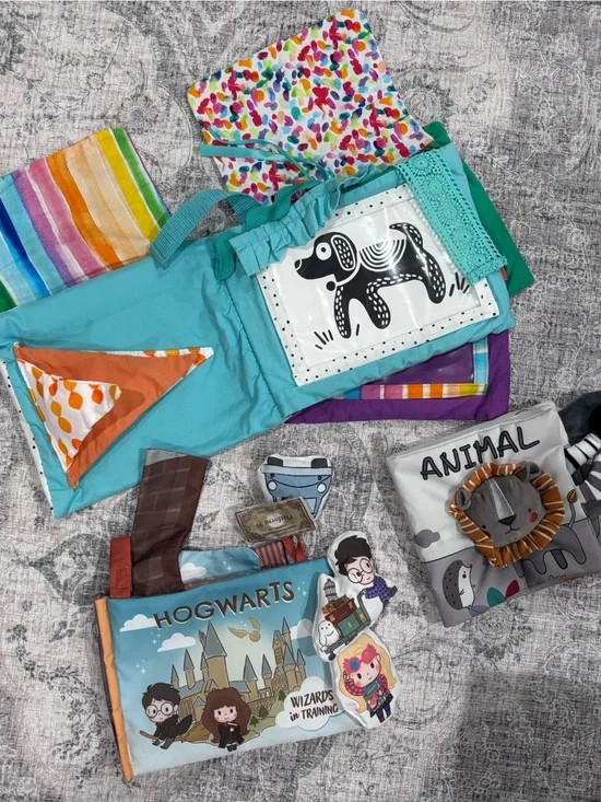 Lovevery Soft Book + Harry Potter Soft Book + Animal Soft Book