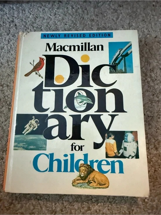 Dictionary for Children - White and Blue Cover