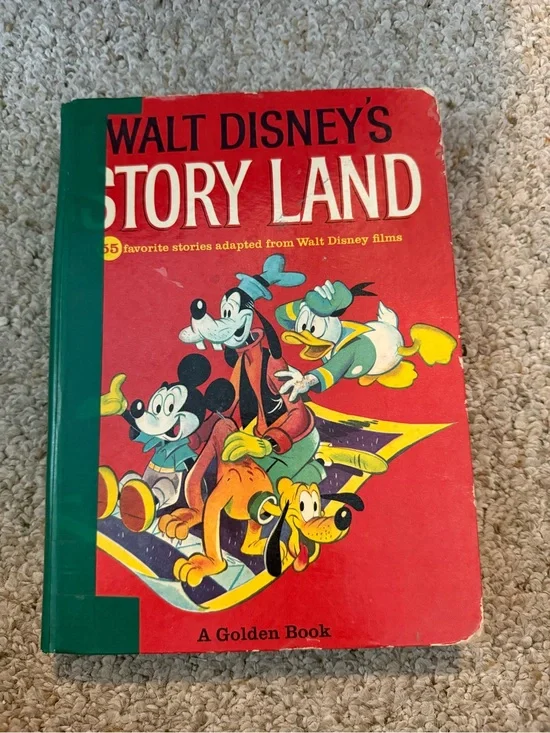 Walt Disney Story Land Kids Book - Red