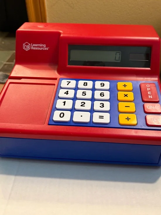 Learning Resources Pretend Play Cash Register with Play Money