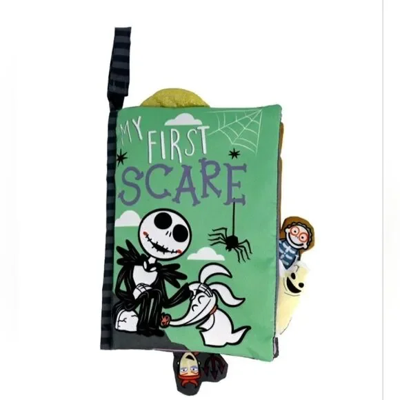 New Disney Baby Nightmare Before Christmas Baby Infant My First Scare Soft Book