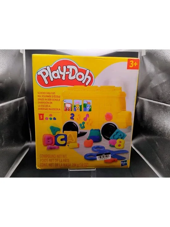 Play-Doh School Bus Playset With 40+ Tools & Accessories