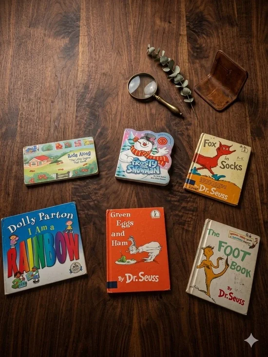 Vintage Dr. Seuss & Classic Children's Hardback Book Lot (6 Books)