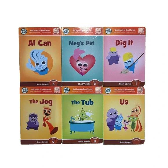 Leapfrog Tag Junior System Get Ready To Read Education Short Vowel Sounds