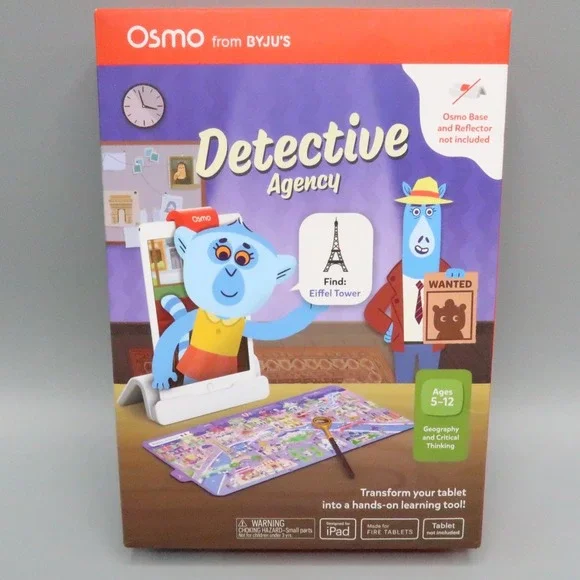 Osmo Detective Agency Game For iPad/Fire Tablet, Recommended 5-12yrs.+