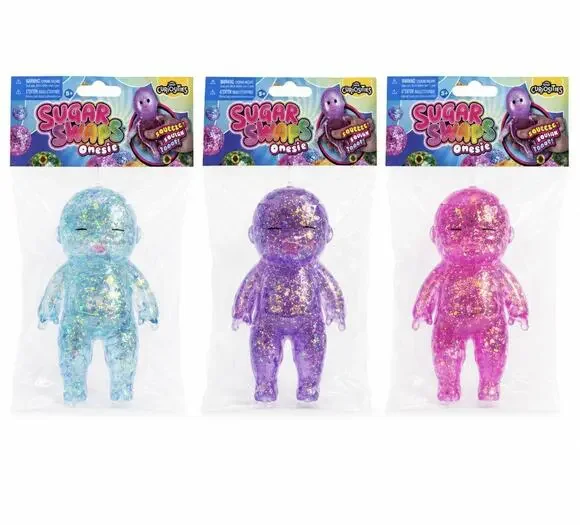Sugar Swaps Squishy Squish viral 3 pk onesie baby set