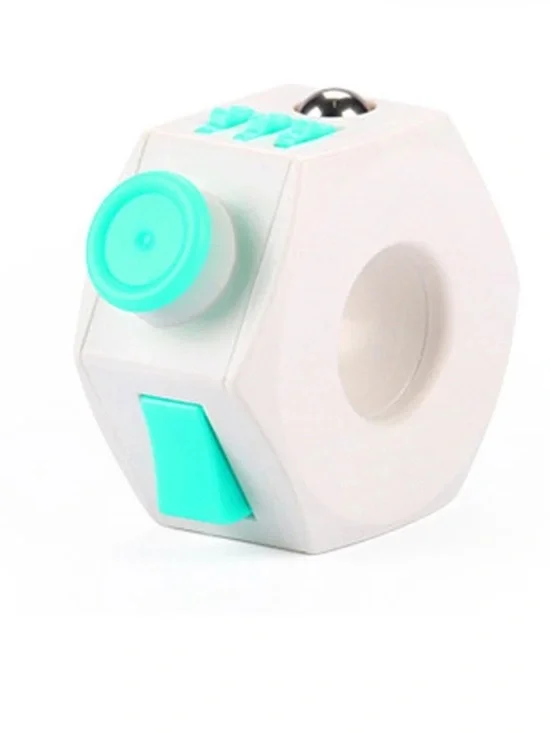 Fidget Ring with Multiple Features for Adult Kids - Stress Relief
