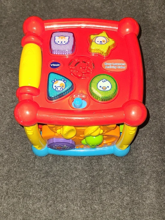 VTech Busy Learners Activity Cube Interactive Toddler Toy Tested Works