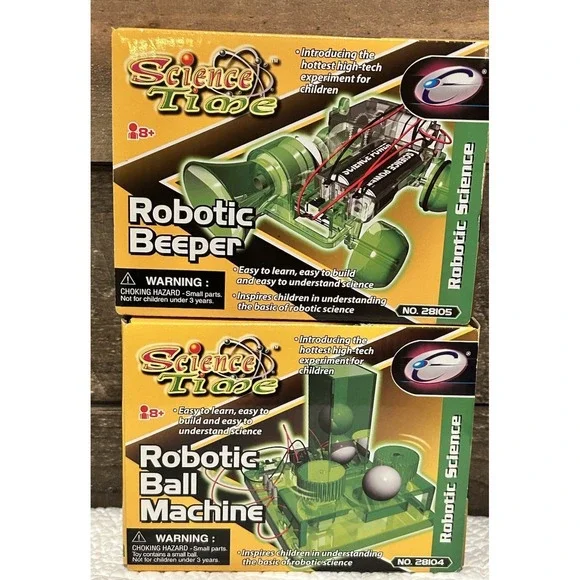 2 Science‎ Time Robotic Ball Machine And Beeper Childrens Kit - Learning And Fun