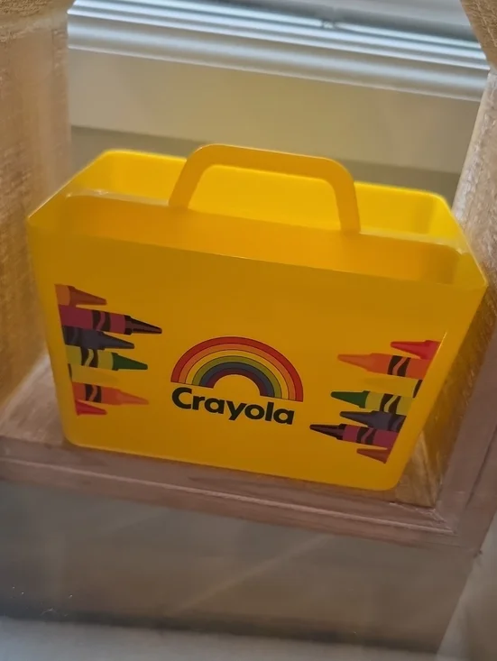Crayola Yellow Crayon Carry Case - Kids Toy Storage
