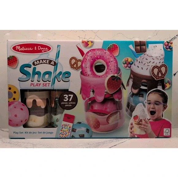 Melissa & Doug Make a Shake 278 Pcs Ice‎ Cream Play Set Brand New