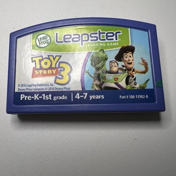 Set Of 2-Leap Frog‎ LEAPSTER Game Cartridges Toy Story 3 & Go Diego Go