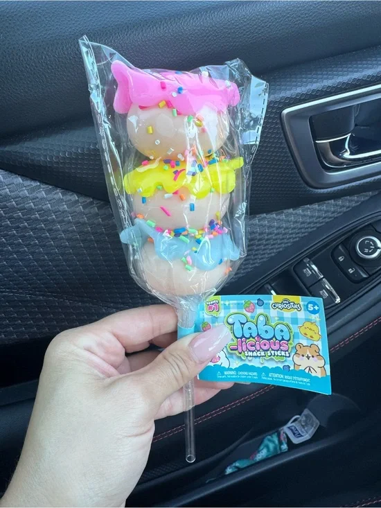 Taba-licious Stick  of donut Squishy donut Pastel Pink, Yellow, Blue