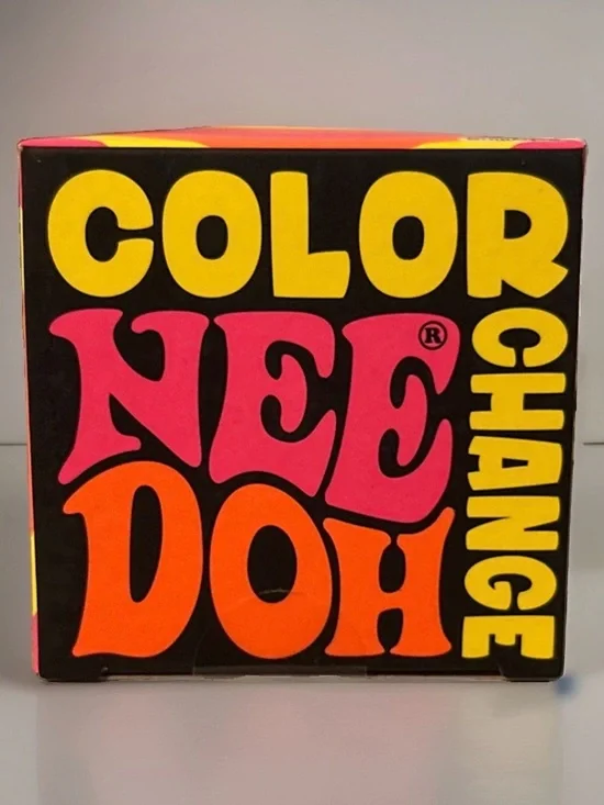 Schylling NeeDoh Color Change Ball Pink Changes To Purple New Sealed Authentic