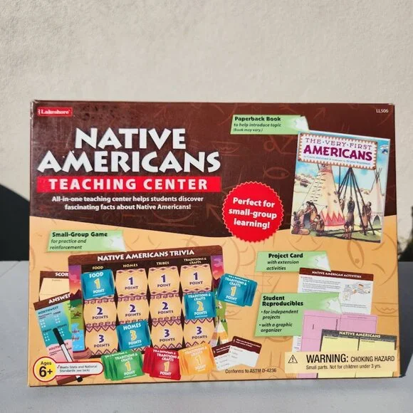 Lakeshore Learning Native Americans Teaching Center Trivia Book Projects and Boo