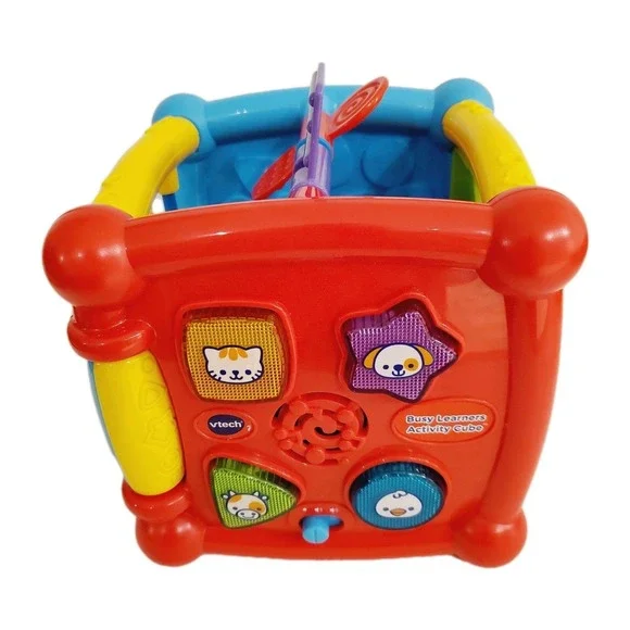 VTech Busy Learners Activity Cube Toddler Educational Learning Toy‎ Works