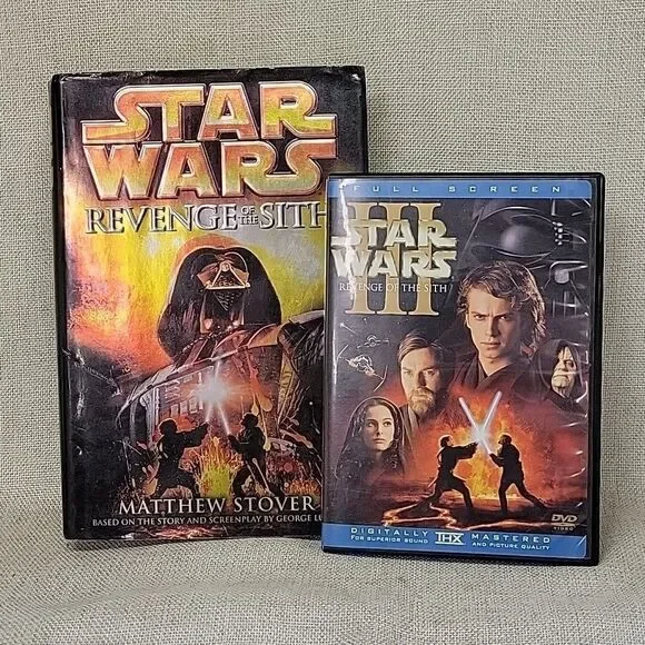 Star Wars: Revenge of the Sith‎ Episode III Mathew Stover 2005 and DVD movie