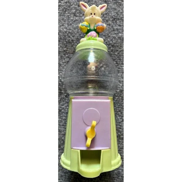 Easter Bunny Vintage GUMBALL MACHINE Vintage 90s 8