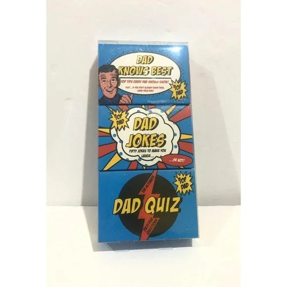 Professor Puzzle Cards Combo Dad JOKES/ DAD‎ KNOWS BEST/ DAD QUIZ Combo