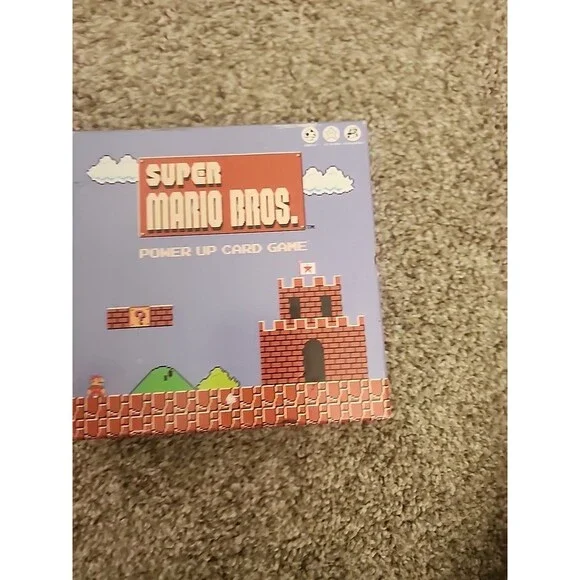 Super Mario Bros Power Up Card Small Box Board Game