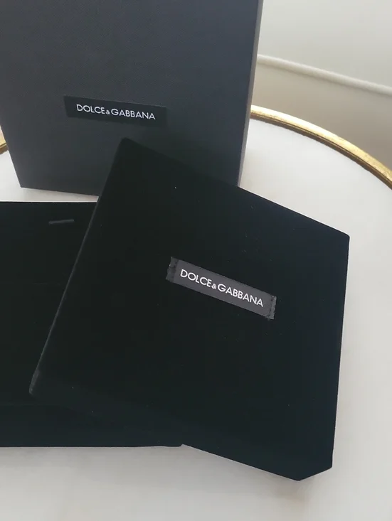 Dolce & Gabbana Black Velvet Jewelry Box